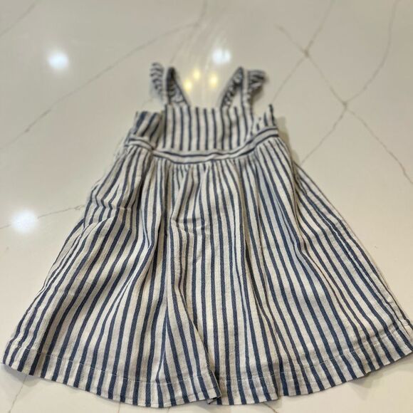 ☀️ GAP Blue and White Striped Overalls - Picture 2 of 7